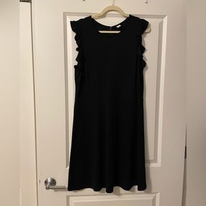Ruffle cap sleeve dress